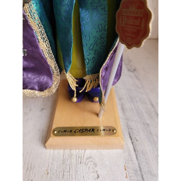 Steinbach Caspar nutcracker Wiseman Xmas collectible decor xmas - Picture 3 of 15